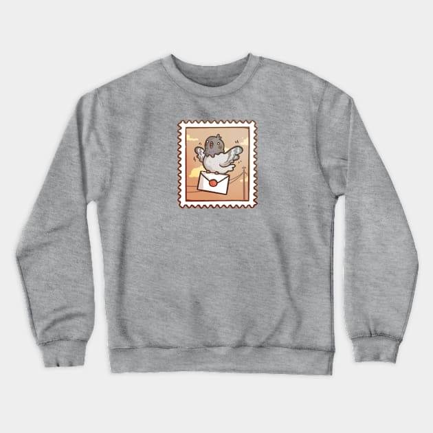 Pigeon Mail Crewneck Sweatshirt by mschibious